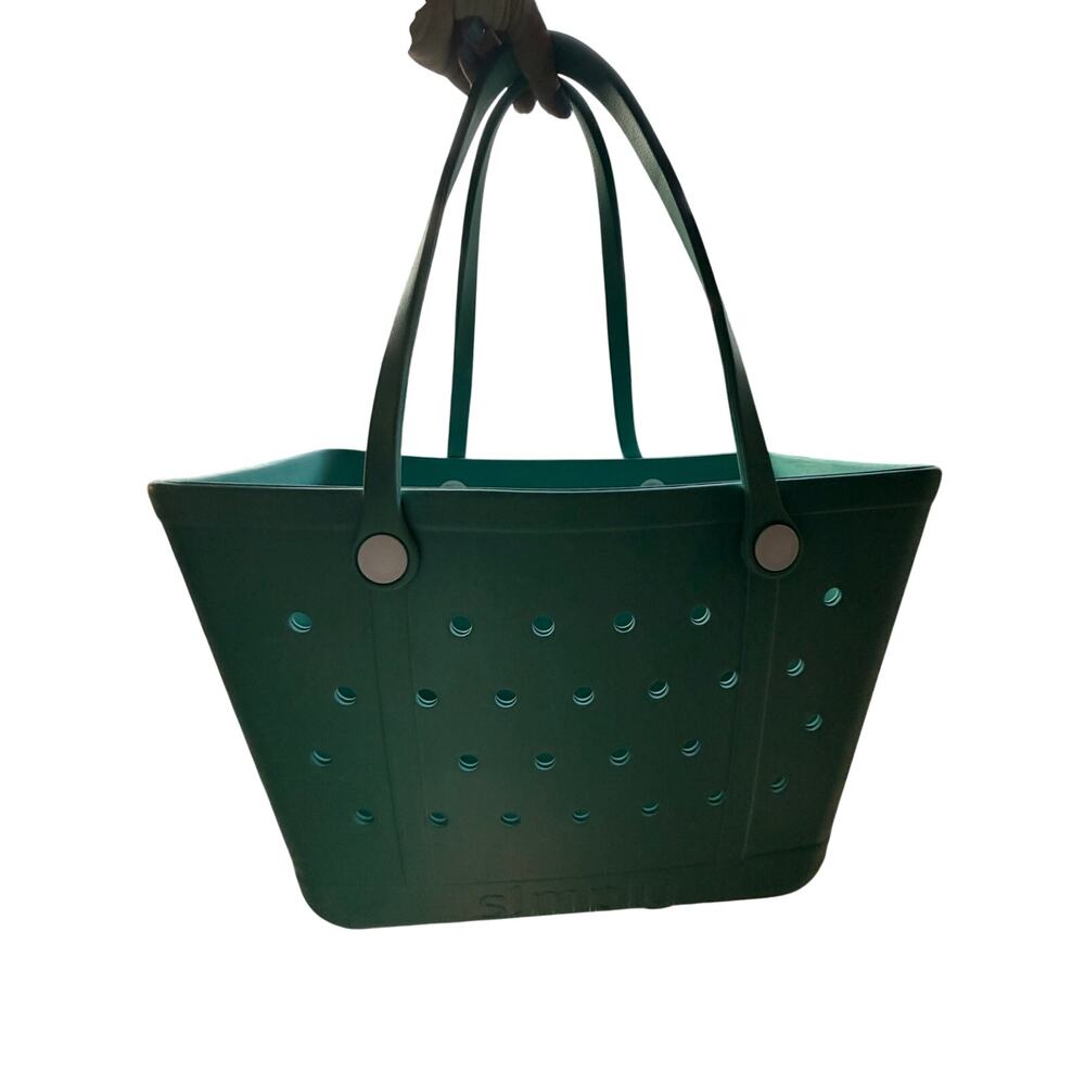 Simply southern bogg like beach tote teal
